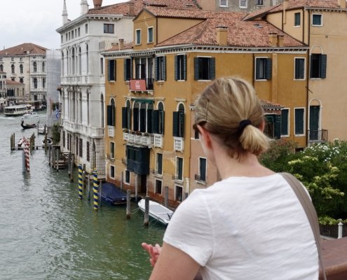 Myself traveling in style in Venice